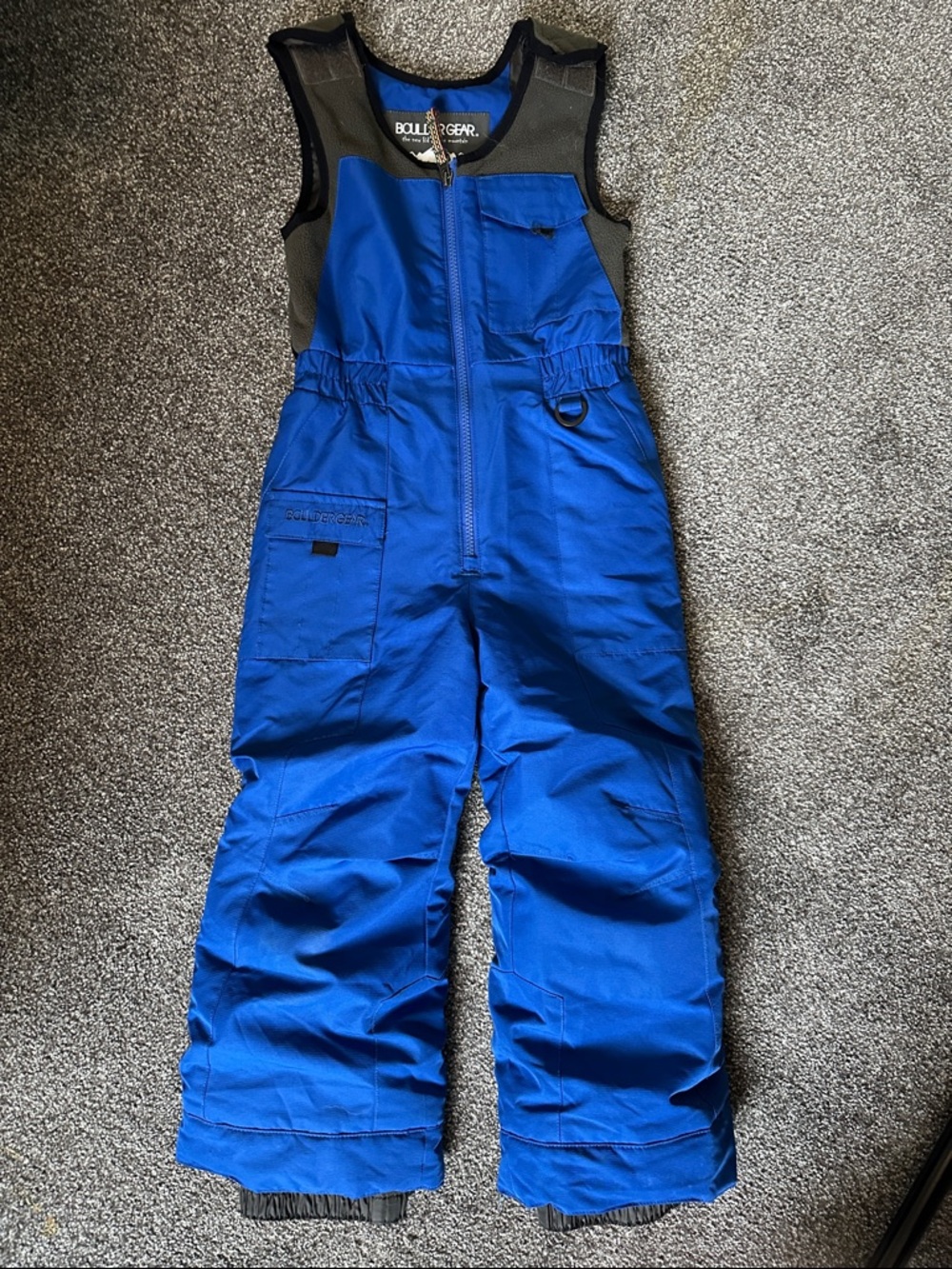 Boulder Gear Kids Blue Snow Bib Overalls size 5